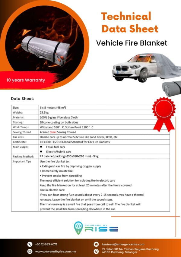 Rise Vehicle Fire Blanket Catalogue 1 Page 0003